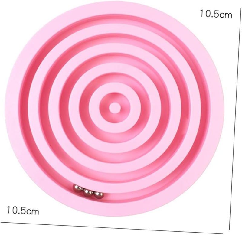 لعبة كرة التوازن الوردي المتاهة 2 قطعة ألعاب ألغاز للأولاد والبنات - Image 2